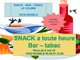 Bar Tabac Le COLIBRI 09 65 37 13 66