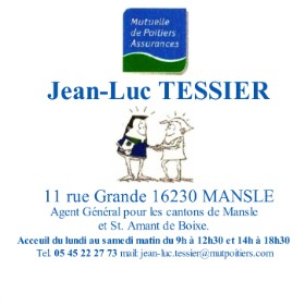 Jean-Luc TESSIER Assurances 05 45 22 27 73